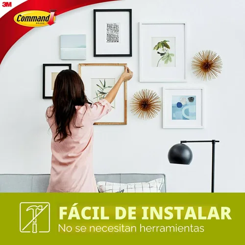 Vista 4 de Command - Colgador universal de imágenes, con tiras estabilizadoras