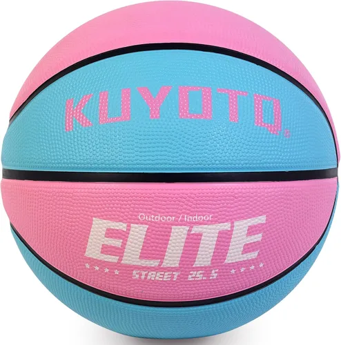 Vista 11 de KUYOTQ Kids Toddler Youth Adult Size 3/4/5/6/7 Basketball 22/25.5/27.5/28.5/29.5" Thickened Rubber or Faux Leather Indoor Outdoor Basketball for