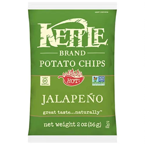 Vista 54 de Kettle Brand Papas Fritas, Backyard Barbeque Kettle Chips, Bolsa de Aperitivos, 1.5 Oz