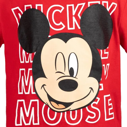 Vista 5 de Disney Mickey Mouse - Conjunto de camiseta y pantalones cortos para bebé a niño grande