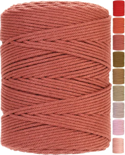 Vista 23 de Cuerda de macramé de 2 mm x 349 metros de cuerda de algodón natural para macramé, cuerda de macramé de color, cuerda de algodón suave, suministros