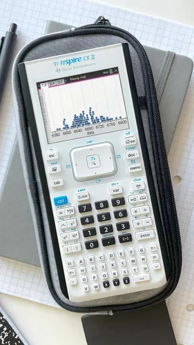 Vista 7 de Texas Instruments TI-Nspire CX II Calculadora gráfica a color con software para estudiantes (PC/Mac) Blanco 3.54 x 7.48 pulgadas