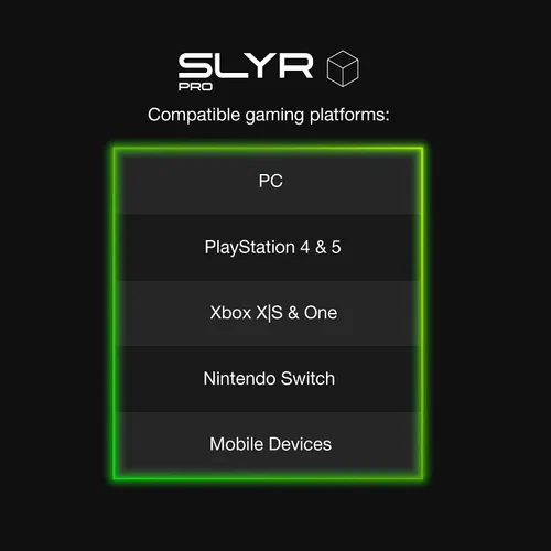 Vista 7 de Skullcandy SLYR Pro Auriculares multiplataforma con cable para juegos, percepción de sonido mejorada, micrófono AI, funciona con Xbox Playstation