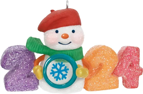 Vista 10 de Hallmark Keepsake Adorno de Navidad 2025, Década Dulce 2025, Regalos de Coleccionistas de Muñecos de Nieve