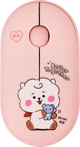 Vista 7 de Hamee BT21 My Little Buddy Series Mouse para portátil, iPad, MacOS, PC, Windows, Android - CHIMMY