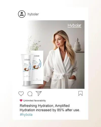 Vista 3 de Crema facial de aceite de coco virgen, hidratante diario natural para piel seca y sensible, hidratación profunda, calmante y fortalecimiento