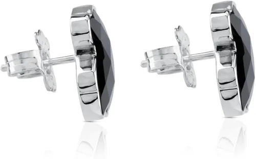 Vista 2 de Pendientes TOUS Plata y Onyx