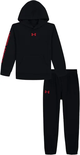 Vista 32 de Under Armour boys Hoodie Set, pants & Hoodie, Lightweight & Relaxed Fit