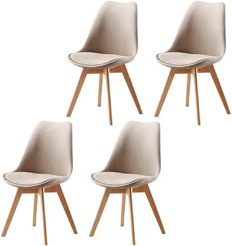 Vista 49 de Sillas de comedor modernas, silla lateral tapizada para el hogar, silla auxiliar para sala de conferencias, silla de comedor, silla de comedor sin