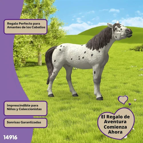 Vista 7 de Schleich Horse Club - Knabstrupper Gelding Figura de juguete - Niños 5+