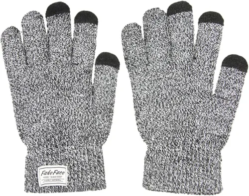 Vista 4 de FakeFace Guantes unisex para pantalla táctil, guantes de punto de lana cálidos, guantes de texto al aire libre, para esquí, ciclismo, regalo