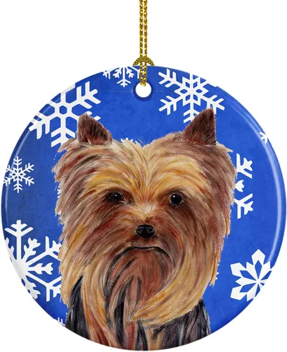 Vista 33 de Caroline's Treasures Cavalier Spaniel - Adorno de cerámica para colgar en el árbol de Navidad, para el hogar, Navidad, fiestas, regalo, 3 pulgadas