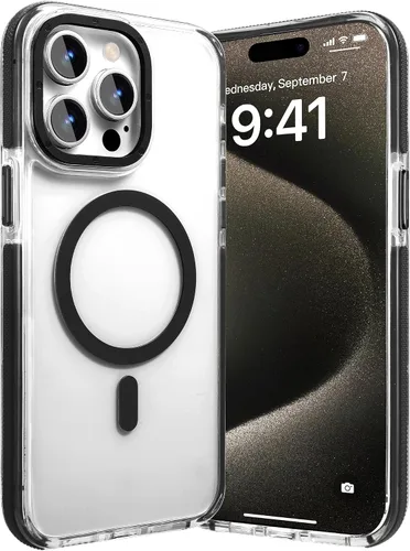 Vista 14 de Funda magnética diseñada para iPhone 11, [probada contra caídas de grado militar] [compatible con MagSafe] Funda protectora delgada translúcida mate