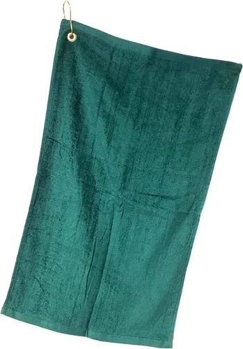 Vista 22 de Toalla de algodón para bolsa de golf con clip (Aqua)