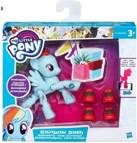 Vista 9 de My Little Pony 13951 "Explore Equestria Poseable Pony Playset - Modelo aleatorio