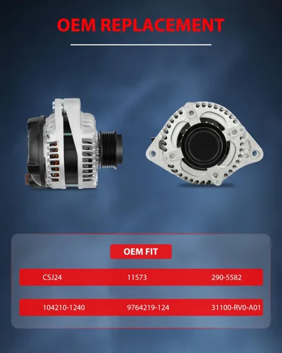 Vista 6 de cciyu Alternadores 11573 aptos para Honda Pilot V6 2012-2015