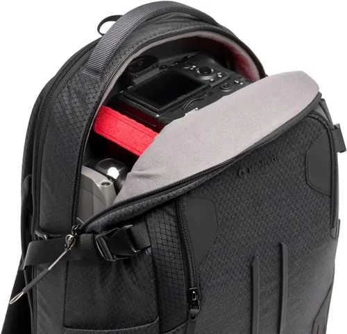 Vista 3 de Manfrotto PRO Light Backloader M, mochila profesional para cámaras, acceso superior y trasero, soporte de trípode doble, mochila acolchada