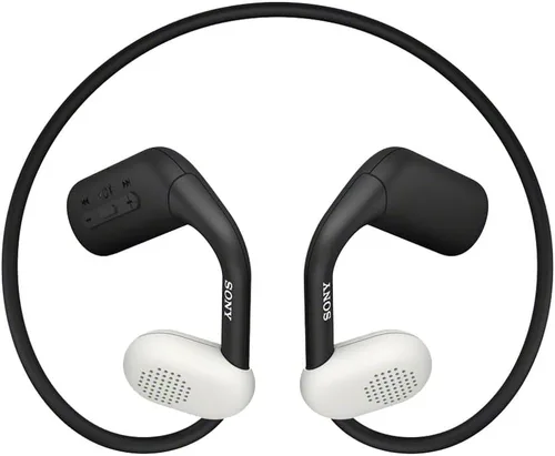 Vista 10 de Sony Float Run - Auriculares deportivos inalámbricos Bluetooth para correr y hacer ejercicio con micrófono y resistencia al agua IPX4, WIOE610/B