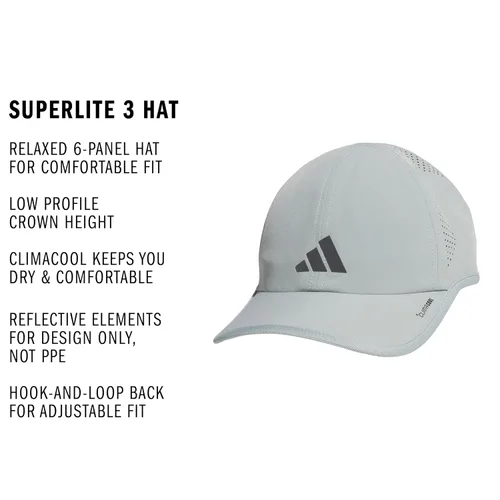 Vista 60 de Adidas Superlite, Gorras Atléticas, Sombrero de running Hombre