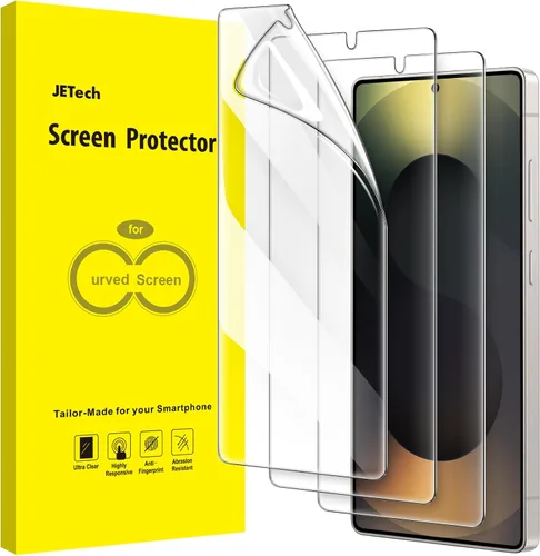 Vista 13 de JETech Protector de pantalla para Samsung Galaxy S8, película TPU Ultra HD, compatible con fundas, paquete de 2 Película de poliuretano