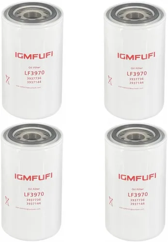 Vista 5 de Reemplazo del filtro de aceite LF3970 para motores diésel 3937736, 3937144, B7177, P550428, se adapta a motores diésel QSB5.9L/6.7L, ISB07 6.7L (2).