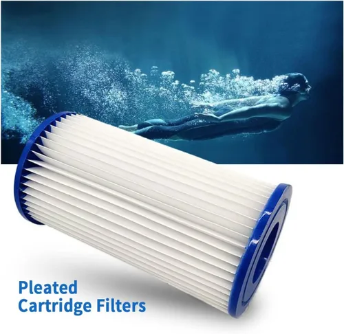 Vista 4 de Cartucho de filtro de piscina tipo A o C de repuesto para bomba de filtro Intex 1000/1500/530 GPH para piscinas sobre el suelo, filtro de jacuzzis