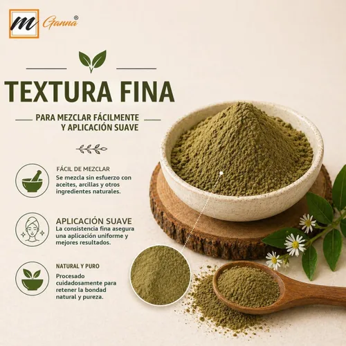 Vista 6 de 100% natural Bhringraj Powder Pure Eclipta Alba para la salud del cabello y la piel 0.22 LBS 3.53 oz