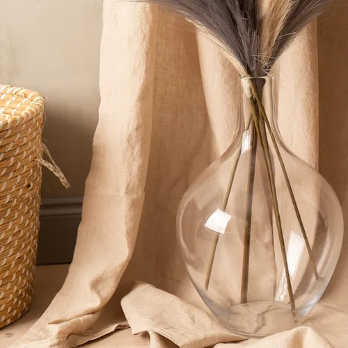 Vista 7 de Jarrón grande de vidrio transparente para globos, jarrones altos para centros de mesa, decoración del hogar, jarrón moderno para boda, fiesta, sala
