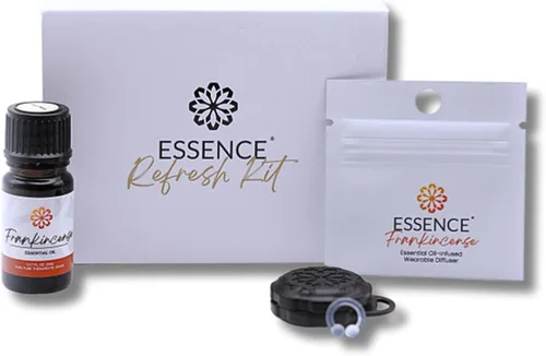 Vista 11 de Essence - Difusor nasal de aromaterapia portátil, anillo de nariz de aceite esencial de bergamota, inhalador de silicona para apoyo del estrés