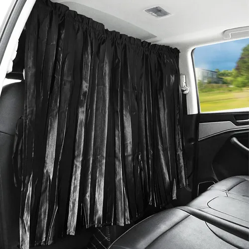 Vista 9 de ZATOOTO Parasol para ventana lateral de automóvil, 2 parasoles magnéticos de privacidad beige, cortina mantiene la pantalla más fresca para dormir