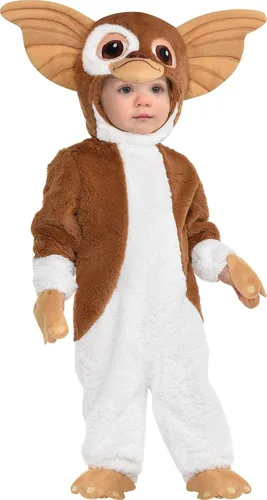 Vista 2 de Party City Gizmo Halloween Costume for Babies Gremlins Movie Includes Jumpsuit and Headpiece