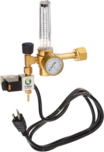 Vista 3 de Titan Controls Regulador de CO₂: compatible con controladores de CO₂ Titan Controls y otros controladores de CO₂, para jardines