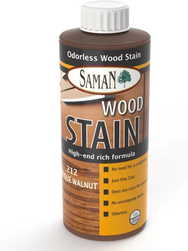 Vista 52 de SamaN Tinte interior para madera a base de agua, tinte natural para muebles, molduras, paneles de madera, gabinetes (colonial TEW-205-32, 32 oz)