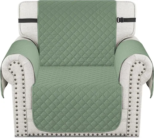 Vista 16 de XINEAGE Funda para Sillón Reclinable Resistente al Agua, Fundas Antideslizantes para Silla Reclinable con Bolsillos, Fundas Acolchadas Gruesas