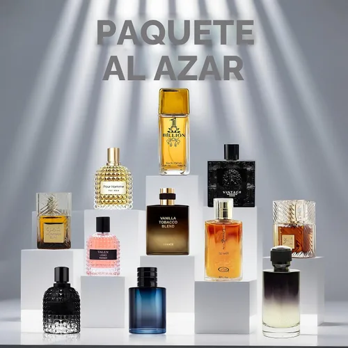 Vista 2 de A CENTER Colonia para hombres Eau De Toilette Multi Aroma Perfume (4 Piezas al azar)