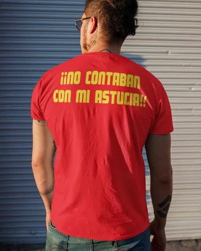 Vista 5 de ShirtBANC Chespirito Chapulin Colorado Camisa Hombre - CH Heart Tee Chavo del Ocho