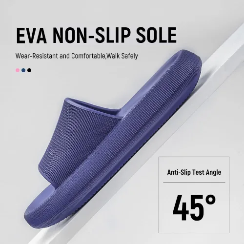 Vista 4 de YONMOTTO Sandalias de burbujas para mujeres y hombres, divertidas sandalias de masaje con correa, cómodas pantuflas de nube, zapatos de spa