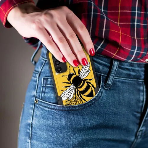 Vista 463 de Funda para Galaxy A14 5G, resistente de doble capa híbrida de policarbonato duro, goma suave, a prueba de golpes, funda protectora resistente