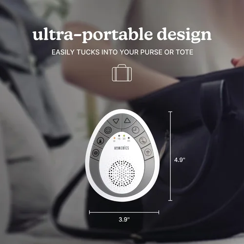 Vista 7 de Homedics Máquina de sonido de ruido blanco Terapia de sueño portátil para el hogar, oficina, bebé y viajes 4 Sonidos de naturaleza relajante