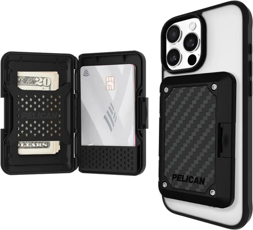 Vista 13 de Pelican MagSafe Wallet para iPhone - Cartera magnética delgada para Negro