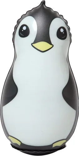 Vista 7 de Stack 'n Splash - Juego de piscina de pingüinos, juguete flotante para objetivo, construirlo, golpéalo, derriba. Juego de 10 piezas con 2 bolas