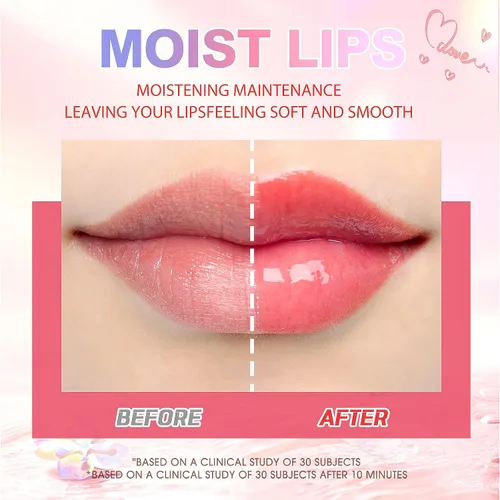 Vista 5 de LANGMANNI Aceite de labios (fresa+coco)+6 lápices labiales mate con 6 delineadores de labios Set de maquillaje duradero
