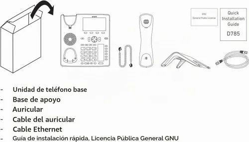 Vista 14 de Snom D785 Pantalla de alta resolución SIP Teléfono IP