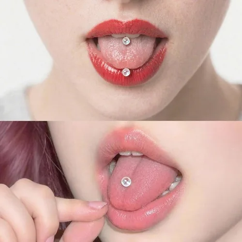 Vista 3 de 14G - Retenedores de piercing de lengua y pezón flexibles transparentes, 0.472 in/0.551 in/0.630 in/0.748 in/0.984 in, anillos de plástico invisible