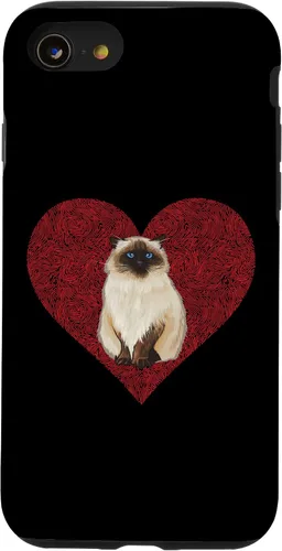 Vista 13 de Funda para iPhone 14 Himalaya Día de San Valentín Cat Love