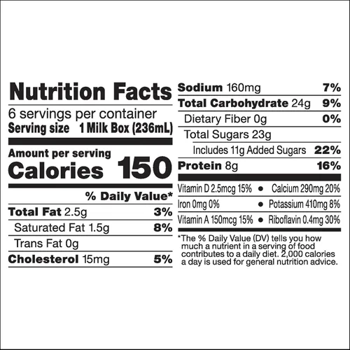 Vista 6 de Horizon Organic Cajas de leche bajas en grasa, fresa, 8 onzas, paquete de 6 8g Protein per Serving, 1% Lowfat, USDA Organic, No Refrigeration