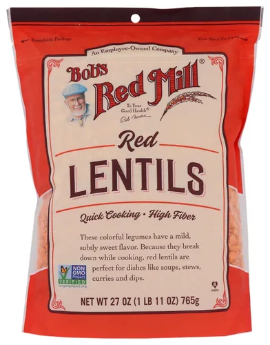 Vista 8 de Bob's Red Mill Frijoles de lentejas rojas, 27 onzas (paquete de 4)