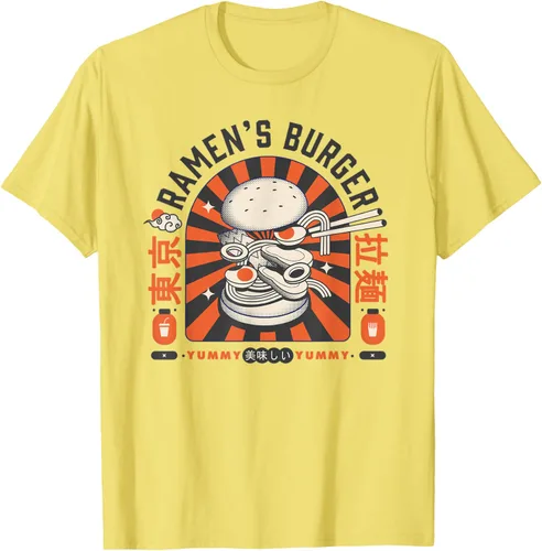 Vista 16 de Ramen's Burger Japan Art Anime Ramen Japon Pop Style Vintage Camiseta, gris, S Gris Oscuro
