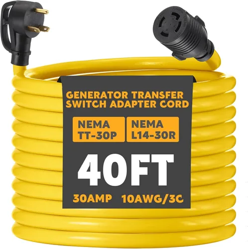 Vista 32 de Kanayu Cable adaptador de interruptor de transferencia de generador NEMA TT