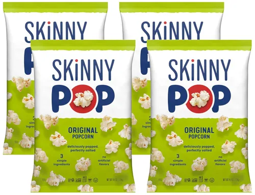 Vista 17 de SkinnyPop Palomitas de maíz, lima de aguacate, aperitivo de grano entero, aperitivo sin lácteos, bolsa de 4.4 onzas